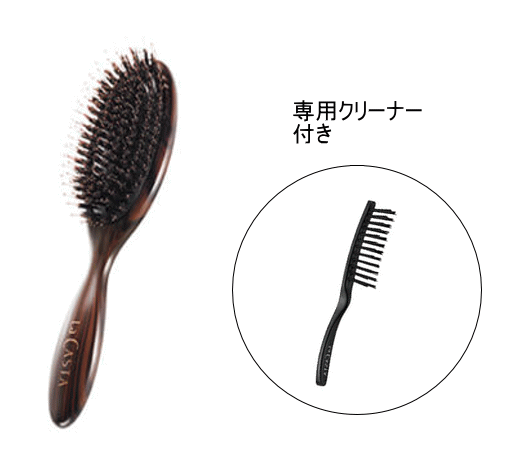 ラ・カスタ ヘアブラシ La CASTA ラ・カスタ ヘッドスパブラシ + 専用クリーナー ＜ 選べるサンプルつき（ヘアソープ・ヘアマスク） ＞