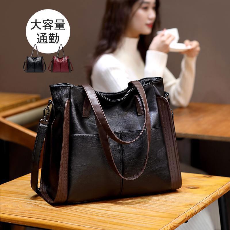 Rakuten - ショルダーバッグ レディース 斜めがけ おしゃれ マザーズバッグ 柔らかい 通勤 軽量 大容量 普段用 通学 シンプル