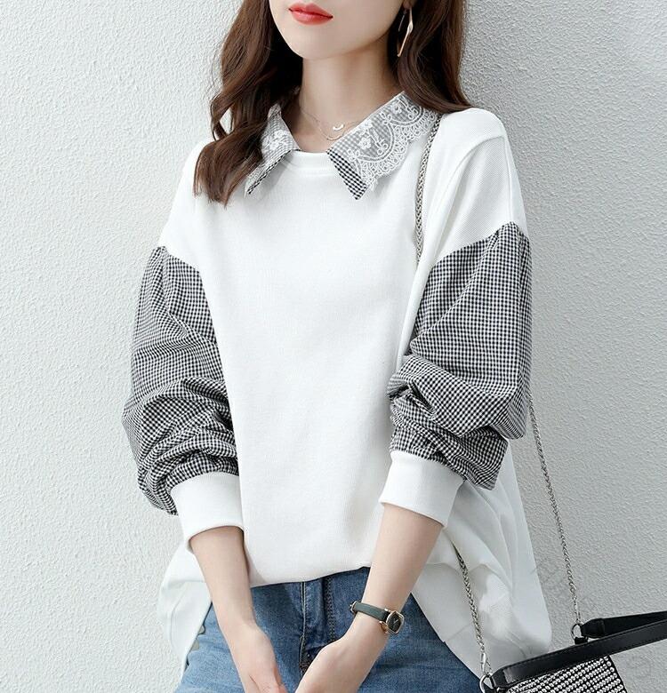 薄手 スウェット シャツ レディース 春 秋 大きめ サイズ ストリート 風 おしゃれ 羽織り