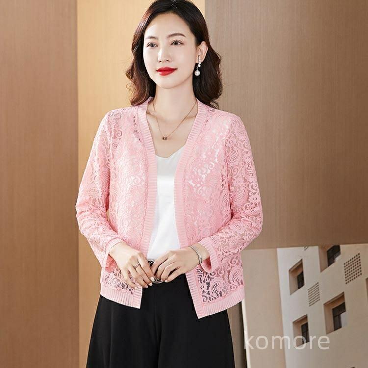 ー 春夏 夏用 UVカット 羽織 薄手 透け感 花柄 おしゃれ 紫外線対策 冷房対策 柔らかい 結婚式 二次会 お呼ばれ 夏カーディガン