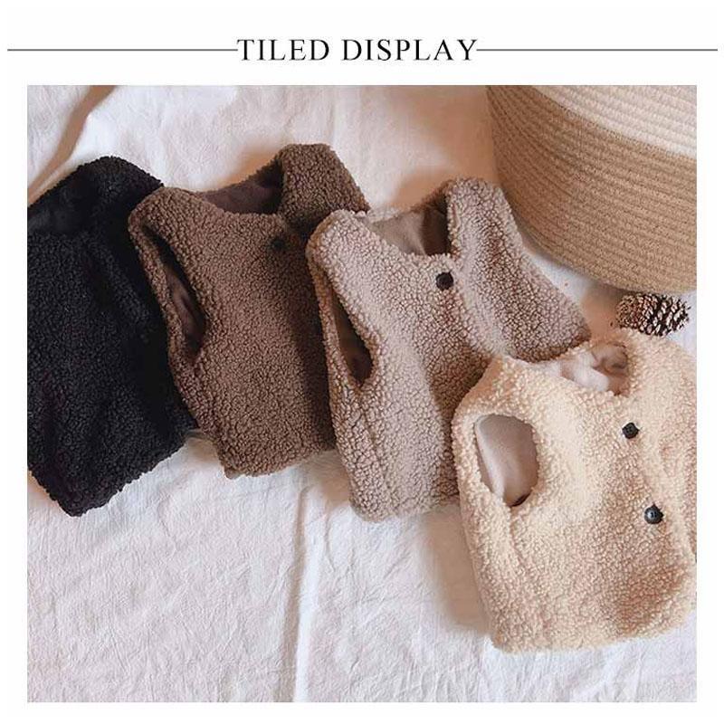 ボア ベスト キッズ 子供服 子ども アウター ベスト もこもこ ふわふわ ボア ベビーベスト こども 上着 防寒 羽織り 両面起毛 フリース 保育園 幼稚園可愛い 3