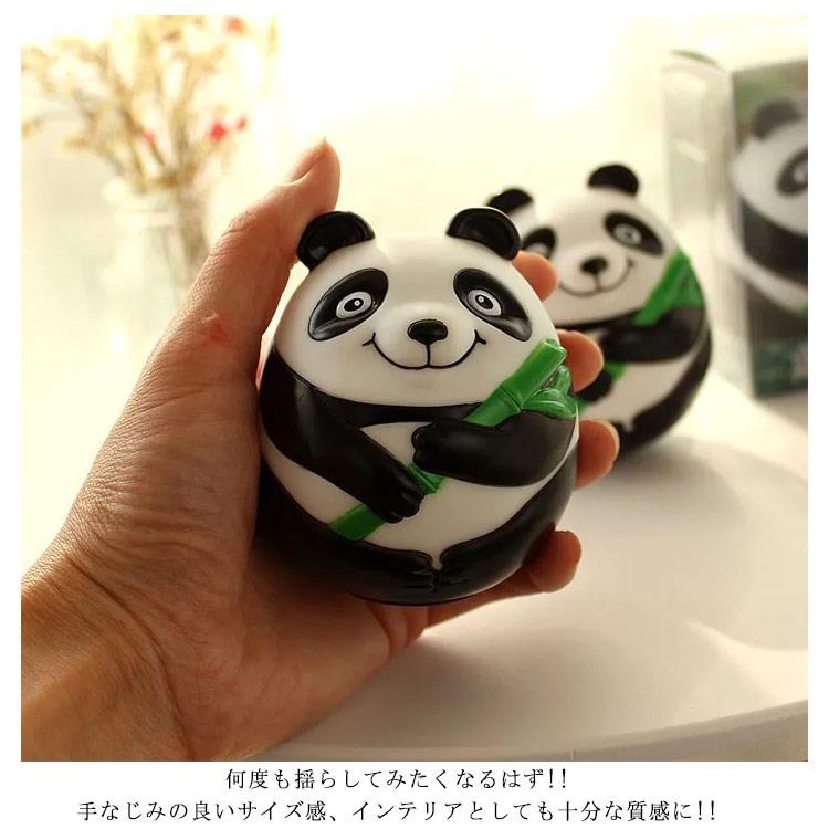 起き上がりこぼし パンダ 起き上がり小法師 おきあがり 不倒翁 アニマル 動物 かわいい 安全 頑丈 丈夫 キッズ 子供 赤ちゃん おもちゃ 男の子 女の子 玩具 ギフト 小さめ パンダ グッズ 3