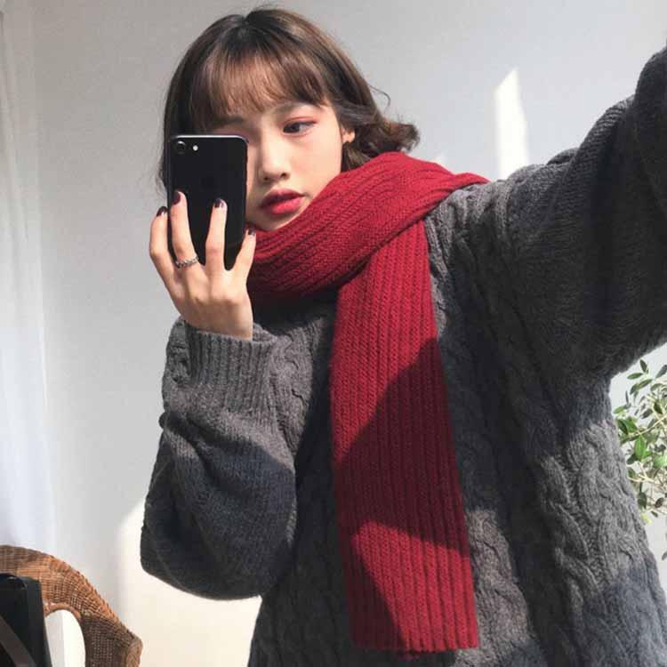 ニットマフラー 寒さ対応 マフラー ギフト レディース 可愛い 秋冬 クリスマス 暖かい 防寒 保温 カジュアル トナカイ柄 おしゃれ ファッション