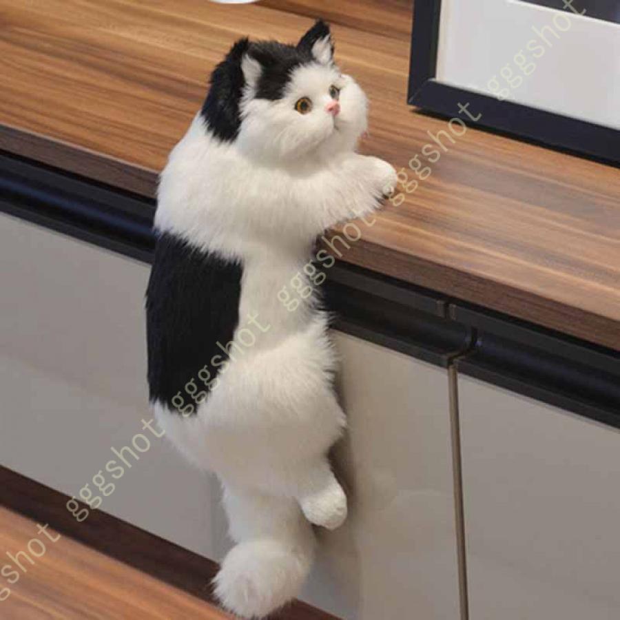 三毛猫 リアルねこ 猫ぬいぐるみ 手作り 動物モデル 座る 本物そっくり ネコちゃん 置物 部屋飾り インテリア 撮影道具 癒し系 敬老の日 お誕生日