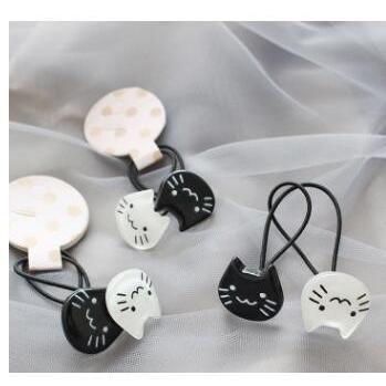 ヘアゴム猫ツインコロンキャットヘアゴム