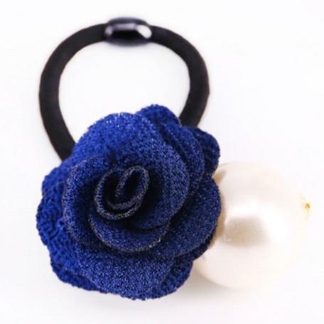 ヘアゴム　ローズモチーフ＆ビッグパールデザイン ヘアゴム 大人　高級感　 プチプラ　かわいい　大人