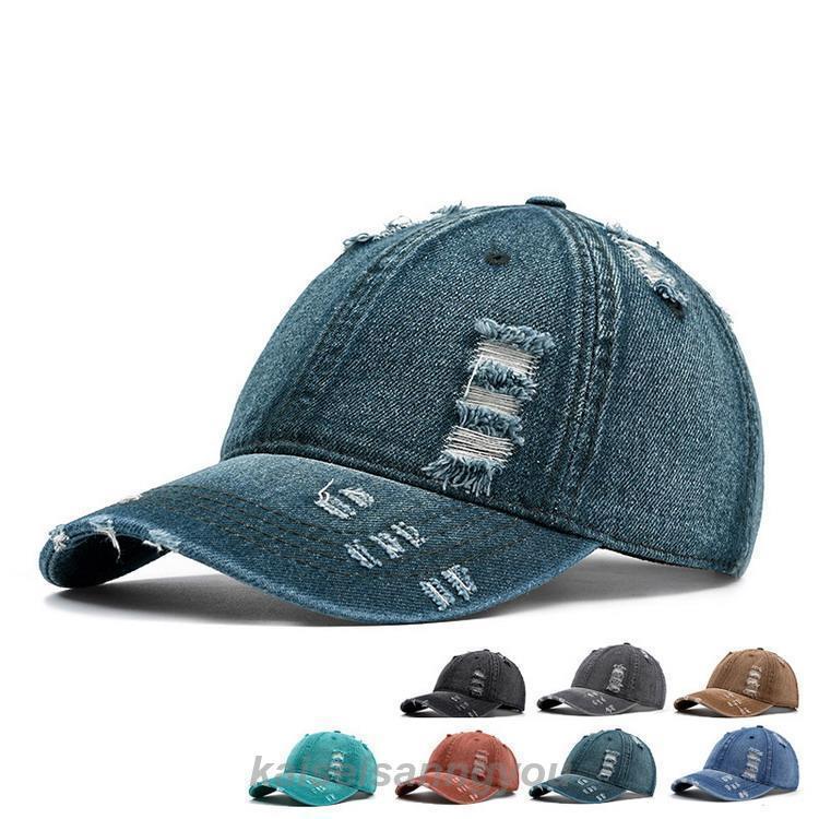 キャップダメージ加工ベースボールキ...