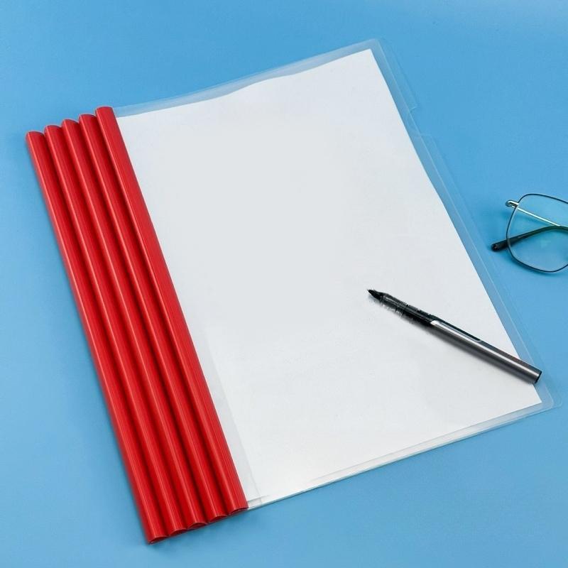 クリアファイル スライドファイル レールファイル A4サイズ 単品 文房具 文具 ファイル スライドバー スライドレール 事務用品 学用品 スライド式