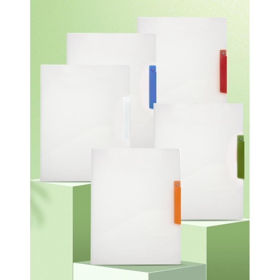 クリップファイル クリアファイル A4 スライドクリップ式 文房具 文具 ファイル 事務用品 学用品 バインダー 挟む 簡単 学生 オフィス 整理整頓