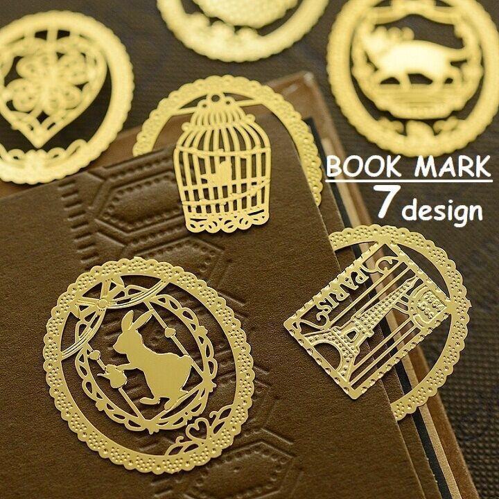 ブックマーク しおり クリップ ブックマーカー 挟む 栞 文房具 文具 雑貨 ウサギ 鳥かご ネコ 可愛い ..