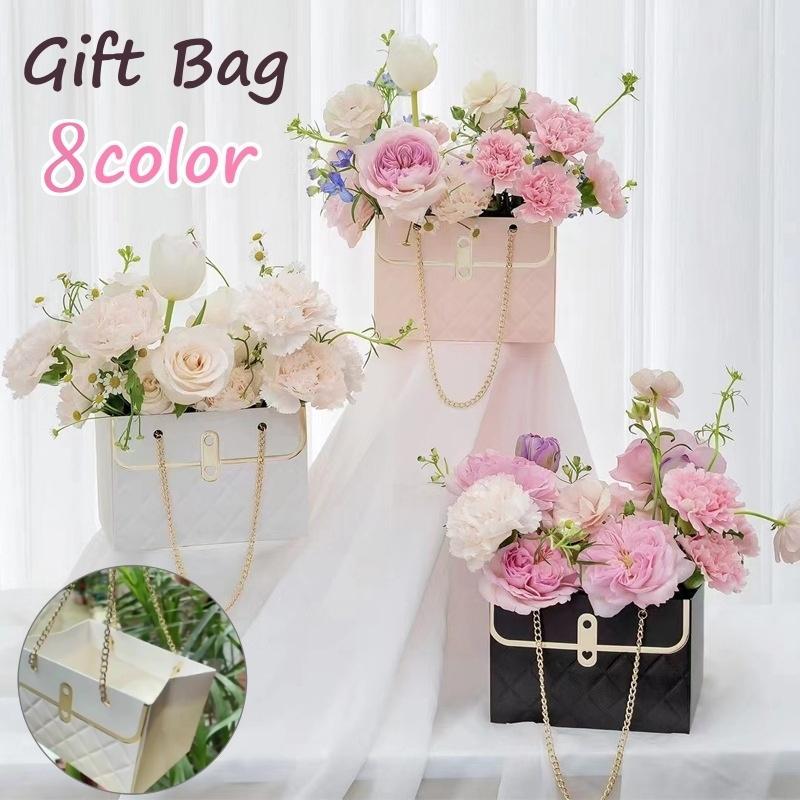 Rakuten - ギフトバッグ ラッピング用品 紙袋 ギフト プレゼント バッグ 袋 花 花束 おしゃれ かわいい プレゼント ラッピング 包装 パーティー デコレーシ