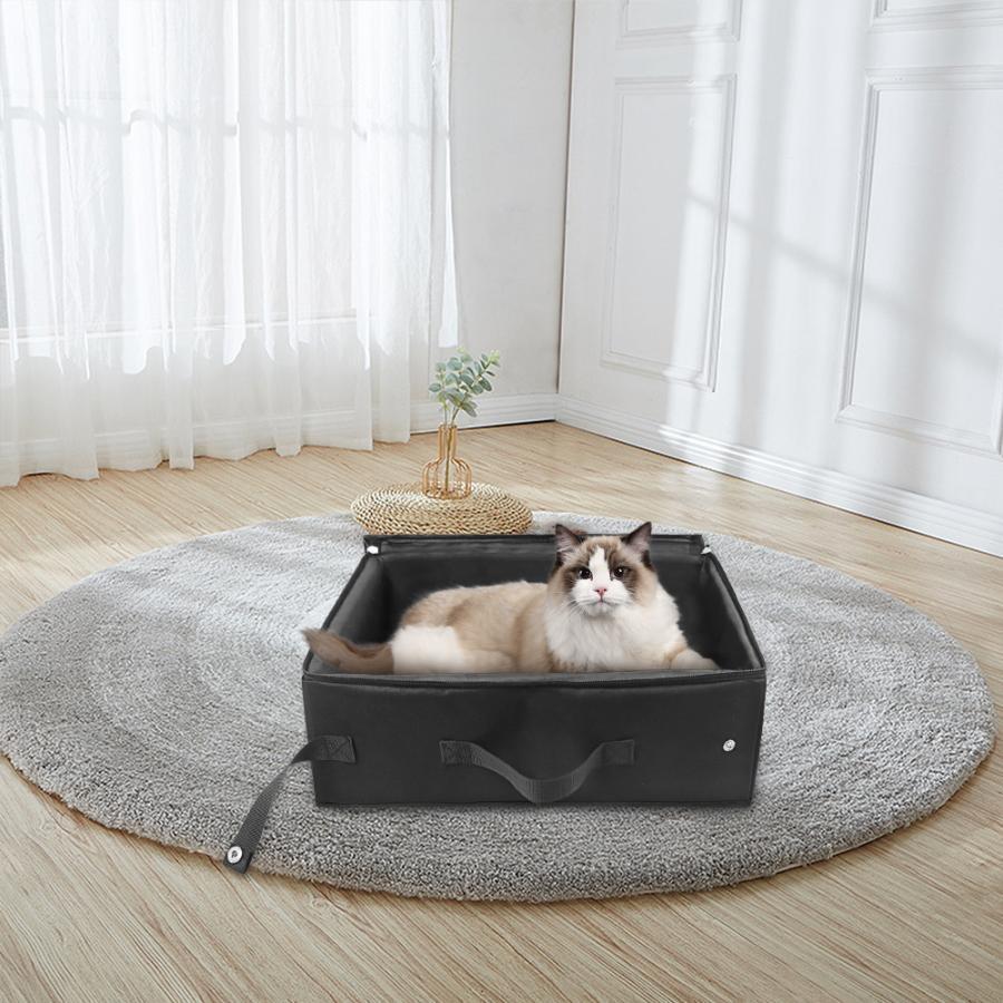 ペット用トイレ 折りたたみ式 猫用 ネコ ねこ キャット トイレタリー用品 ペット用品 ペットグッズ 簡易トイレ 防水 軽量 携帯用 コンパクト 持ち mintmode-10044688 ミントモード サンプル画像3