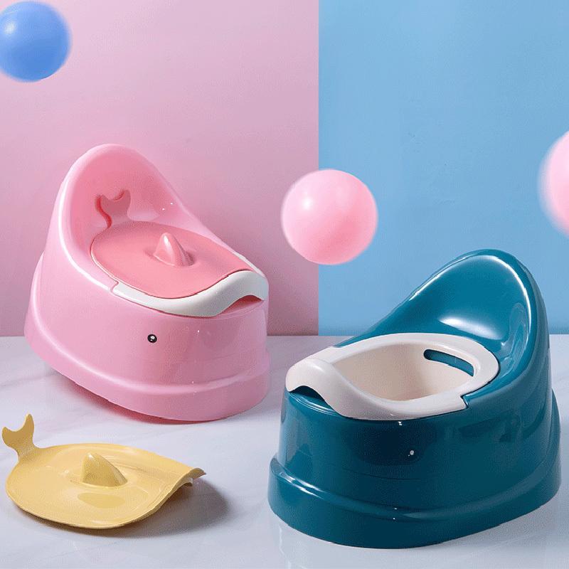 子供用おまる トイレトレーニング キッズ ベビー 育児用品 簡易トイレ くじら クジ...