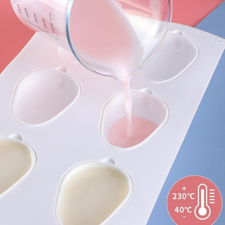 【2点セット】 シリコン型 立体 うさぎ ウサギ 肉球 猫の爪 製菓道具 シリコン ケーキ型 焼き型 6個 6連 耐熱 耐冷 DIY 金型 製菓 チョコ