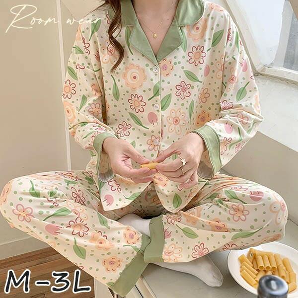 Other - ルームウエア 上下セット 部屋着 春 長袖 かわいい 秋 着心地よい パジャマ オシャレ 可愛い 上下セット レディース 女性 ゆったり 寝巻き 大きいサイズ
