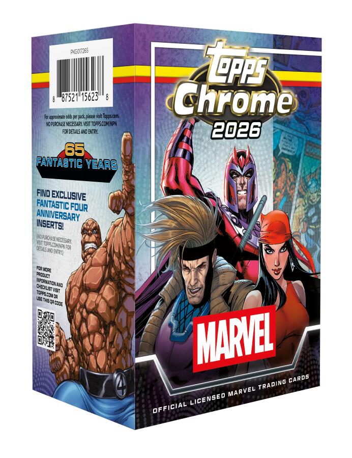2026 TOPPS CHROME MARVEL COMICS VALUE BOX | 2026 トップス クローム マーベルコミックス バリューボックス