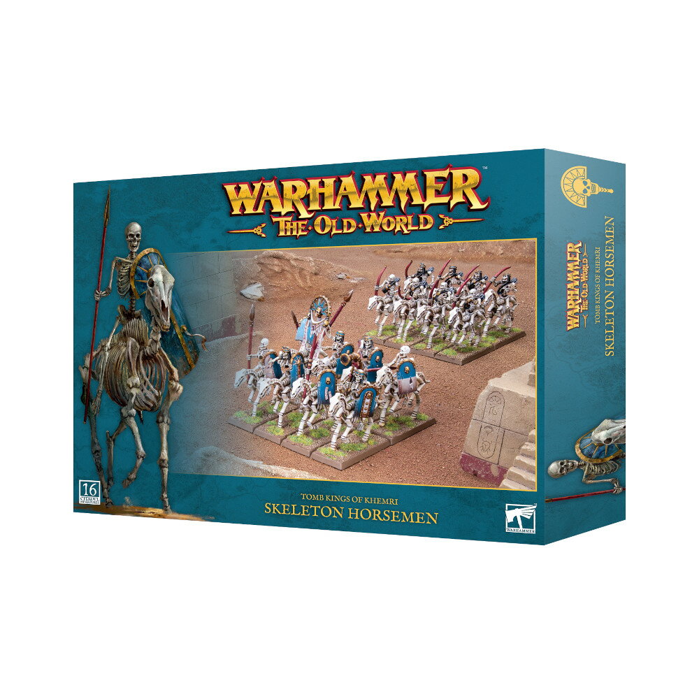 トゥームキング・オヴ・クェムリ:スケルトンの騎士【ウォーハンマー:The Old World】TOMB KINGS OF KHEMRI: SKELETON HORSEMEN (WARHAMMER)