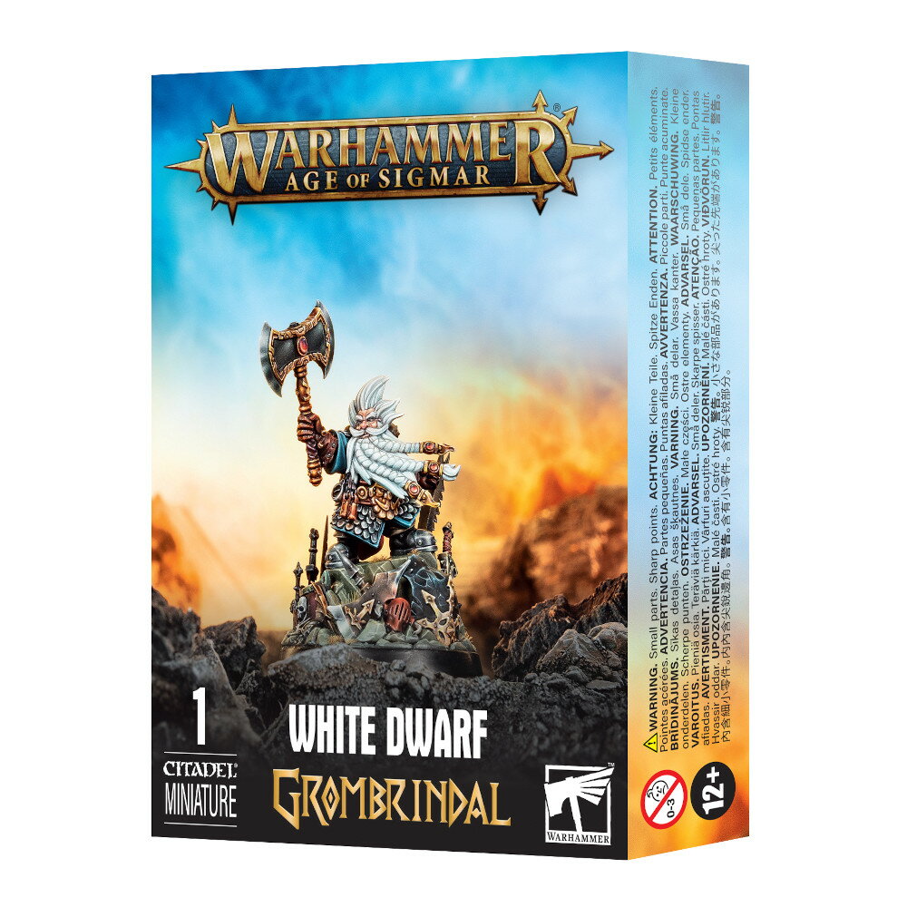 “ホワイトドワーフ”グロムブリンダル【ウォーハンマー:エイジ オヴ シグマー】GROMBRINDAL: THE WHITE DWARF (WARHAMMER A.O.S)