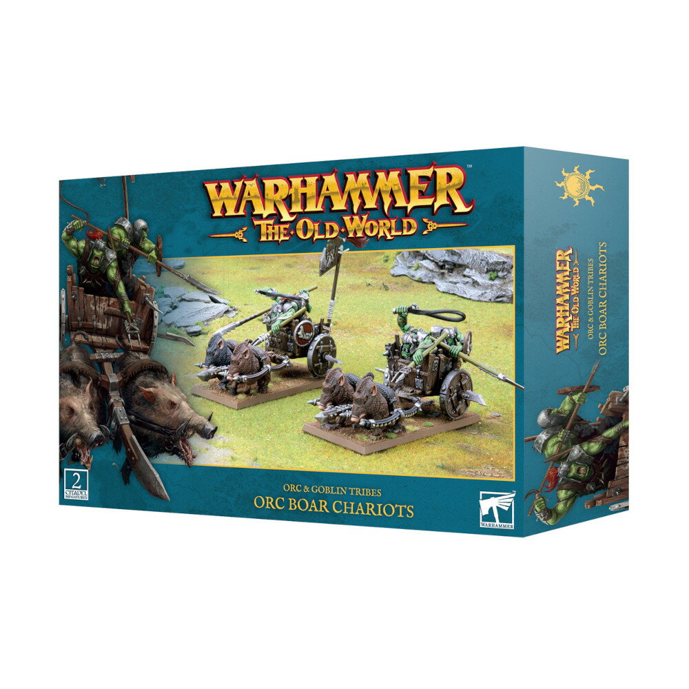 オークとゴブリンの諸部族【ウォーハンマー:The Old World】ORC & GOBLIN TRIBES: ORC BOAR CHARIOTS (WARHAMMER)