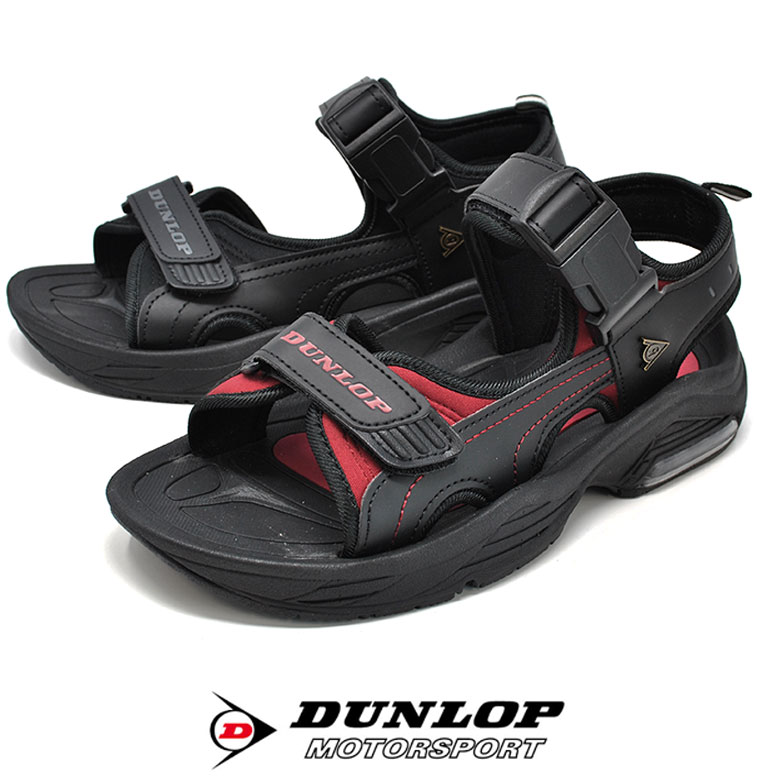 ダンロップ スポーツサンダル メンズ DUNLOP DSM43 ブラック