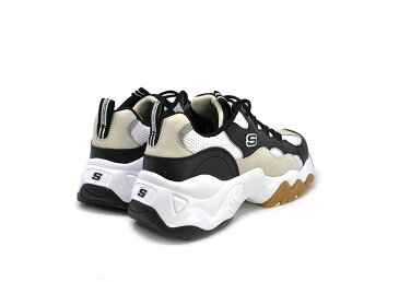 スケッチャーズ SKECHERS レディース 88888210 BKTN ブラック/タン D’LITES 3 - HIGH ALERT 厚底 スニーカー ディーライツ ダッドシューズ