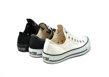 コンバース スリッポン ローカット オールスター スリップ 3 OX レディース スニーカー 黒 白 ブラック ホワイトCONVERSE ALL STAR SLIP 3 紐なし