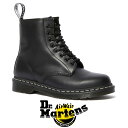 ドクターマーチン 8 ホール シューズ Dr.Martens 1460 8 Eye SHOE WHITE STITCH SM 24758001 ブラック 黒 ホワイト ステッチ レディース 女性 靴 エアクッションソール(4)