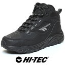 メンズ レディース アウトドア 防水スニーカー ハイテック ハイキングシューズ トレッキングシューズ HT HKU 32 ブラック EASTEND MID WP イーストエンド ミッド WP 透湿防水 梅雨