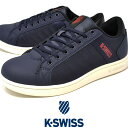 メンズ スニーカー ローカット コートスニーカー ケースイス K-SWISS KS 300RS ネイビー シューズ 靴