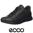 ECCO エコー GORE-TEX ゴアテックス 防水 透湿 メンズ アウトドアスニーカー シューズ ブラック 黒 エクソストライド EXOSTRIDE M 8...