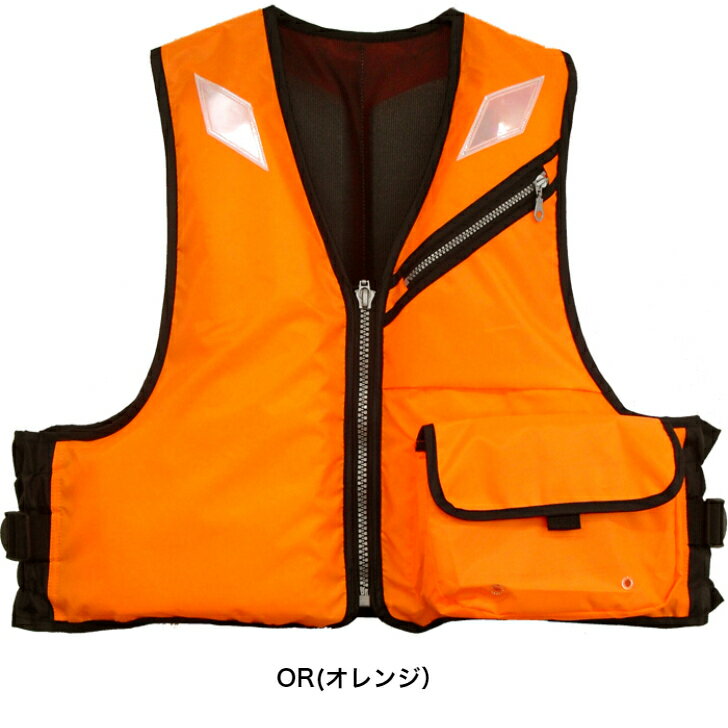 ト*ー様 オレンジ ライフジャケット 桜 桜マーク付 ライフジャケット 小型船舶用 C−2 オレンジ 救命胴衣