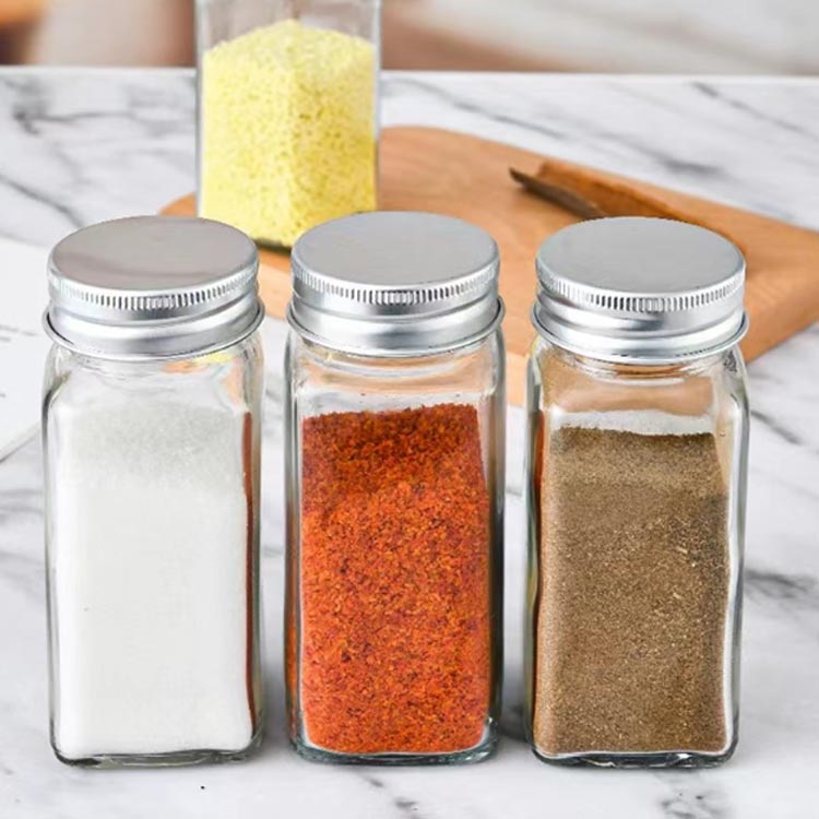 12個セット スパイスボトル 180ml 120ml 調味料入れ 密閉 保存 卓上 ガラス製保存容器 調味料ケース 調味料ストッカー 多段階調味料穴 保存容器 高気密性 スパイス入れ キッチン用品 便利 詰め替え