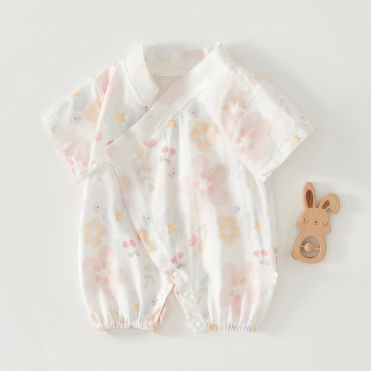 宮参り ロンパース 乳児 幼児 カバーオール 和風 赤ちゃん ベビー 甚平 可愛い 男...