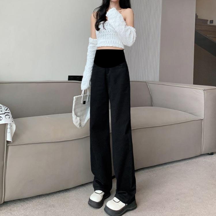 マタニティ デニムワイドパンツ デニムパンツ マタニティパンツ レディース 大きいサイズ マタニティ パンツ ボトムス ゆったり ウェストゴム デニム マタニティウェア 産前 産後 レディースパンツ 動きやすい 妊娠初期 妊娠後期 臨月 美脚 おしゃれ 春 夏 秋 冬 3