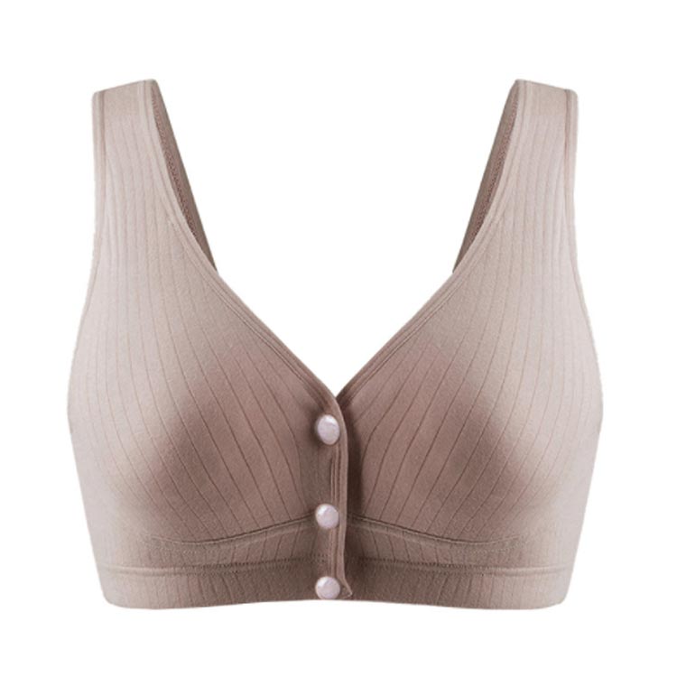 【4枚セット】 授乳ブラ マタニティ 前開き コットン ナイトブラ ノンワイヤー ブラジャー 授乳ブラジャー 授乳 ブラ 産後 産前 送料無料 フロントボタン 授乳用 ブラジャー マタニティブラ マタニティ 垂れ防止 ベージュ ピンク 妊婦 美胸 育乳 ナイト 綿