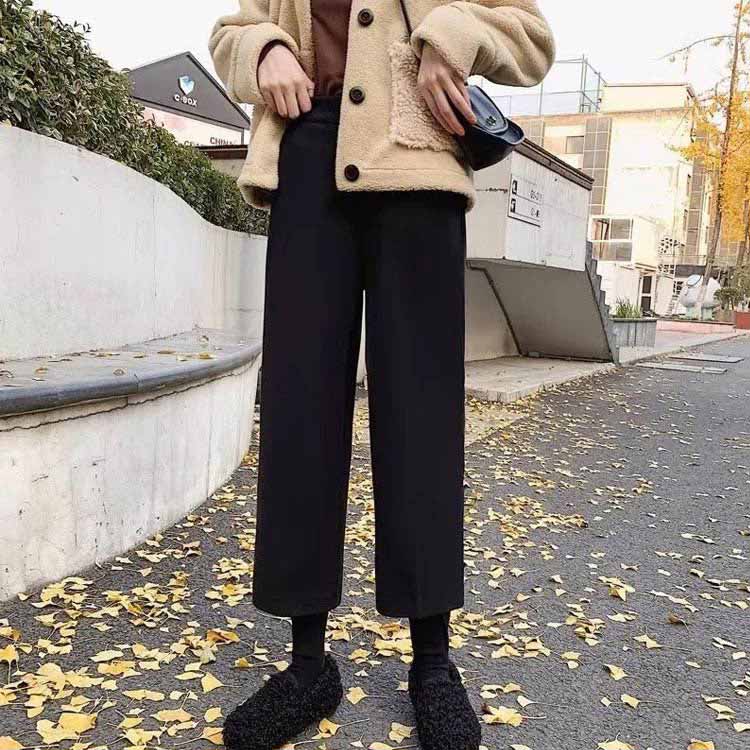 レディース ズボン ストレッチパンツ ガウチョ ボトムス ワイドパンツ ひざ下 7分...