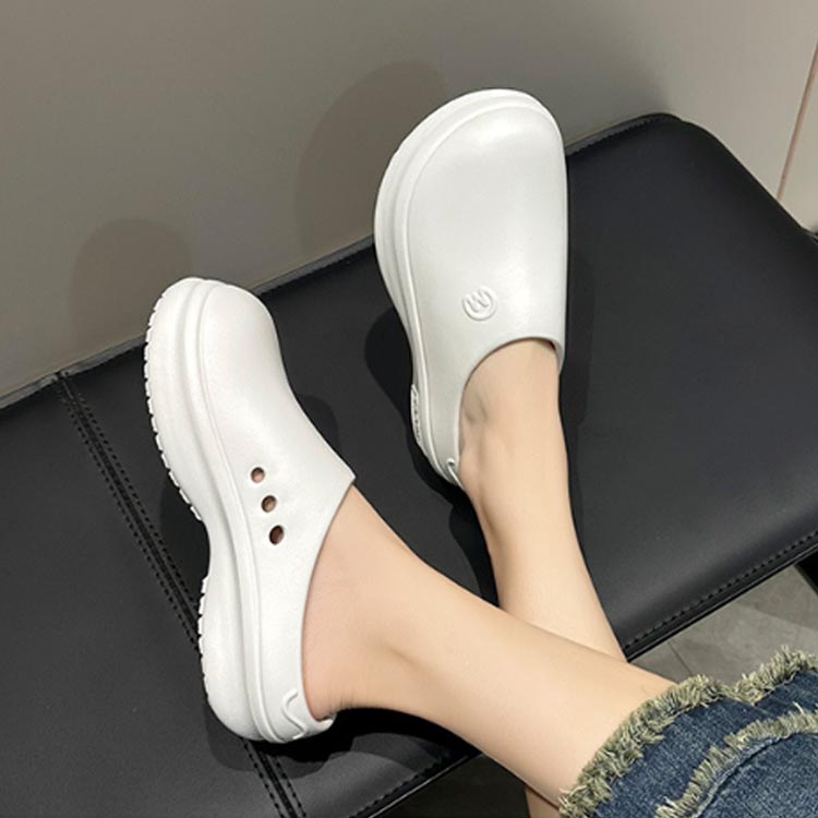 超軽量 作業靴 滑りにくい 厨房シューズ 厨房靴 白 抗菌 疲れない 黒 耐水 耐油 超軽量 防臭 業務用 防水 つま先保護 EVA素材 コックシューズ 飲食店 キッチンシューズ 厚底 調理靴 メンズ 食品加工 ホール 工場 レディース サンダル