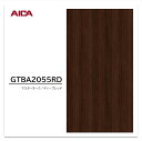 アイカ メラタック GTBA2055RD 1枚入 3×6 0.55mm 910×1820mm 粘着剤付メラミンシート マスターオーク ディープレッド 木目 オーク 柾目 セルサス 抗菌 簡単施工 簡単加工 簡単調整 代替え品番 GTFA2055RD