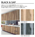 アイカ プラスワンダー BLACK & SAP 1枚入 4×8 0.95mm 1200×2400mm +WONDER メラミン化粧板 木目 WOOD 【Natural | W-3143】【Monochrome | W-3144】【受注生産】