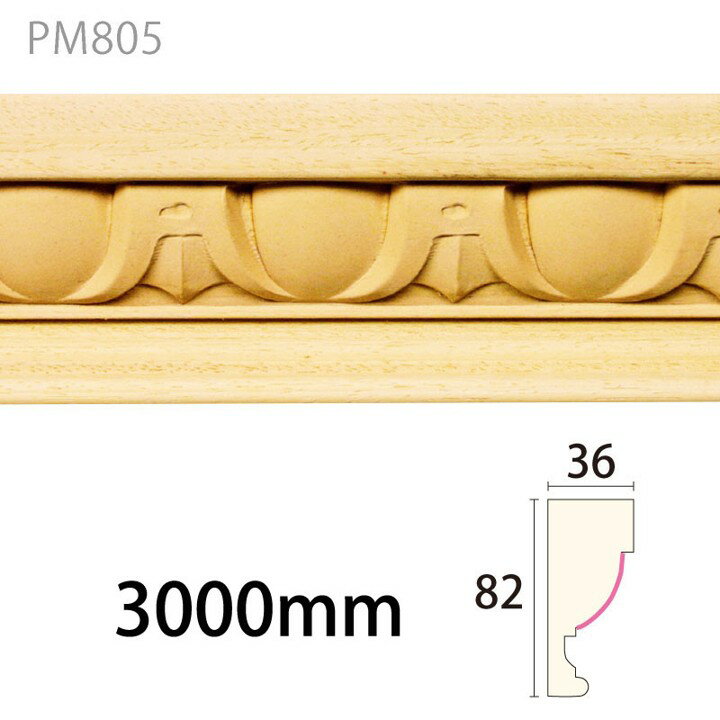 Rakuten - みはし パスタモールディング PM805S アユース 内装用 木製モールディング 見切り