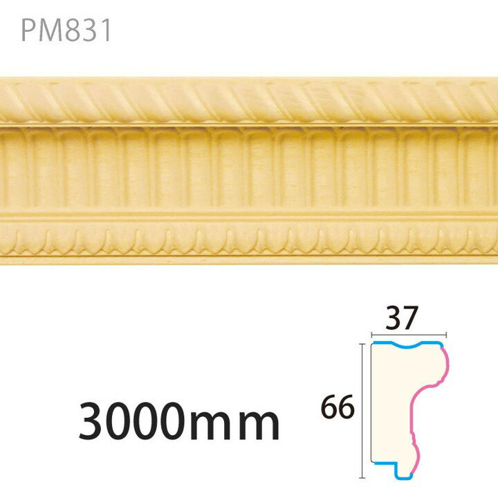 Rakuten - みはし パスタモールディング PM831S アユース 内装用 木製モールディング 見切り