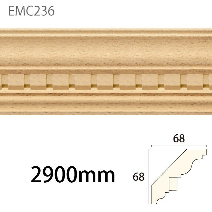 Rakuten - みはし サンエバモール EMC236BN ブナ 内装用 木製モールディング 廻り縁