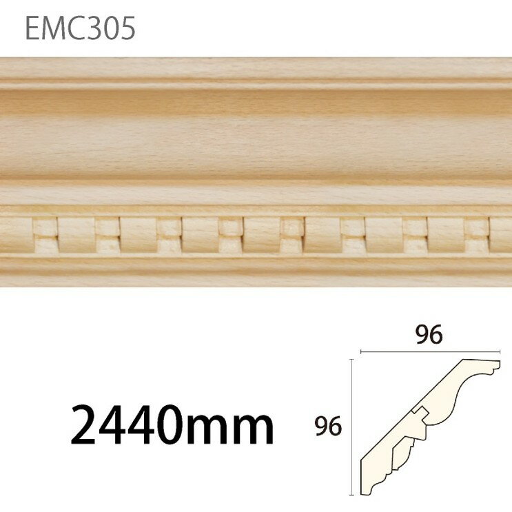 Rakuten - みはし サンエバモール EMC305BN ブナ 内装用 木製モールディング 廻り縁