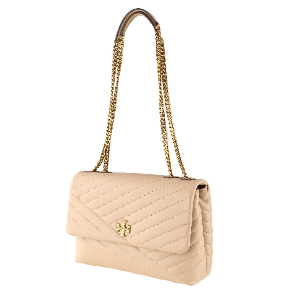 トリーバーチ ショルダーバッグ ポシェット TORY BURCH 58465 ベージュ チェーン バッグ レディース