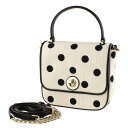 ケイトスペード ショルダーバッグ ポシェット 2WAY KATE SPADE k9249 ホワイトマルチ 白 ドット 水玉 チェーン バッグ レディース