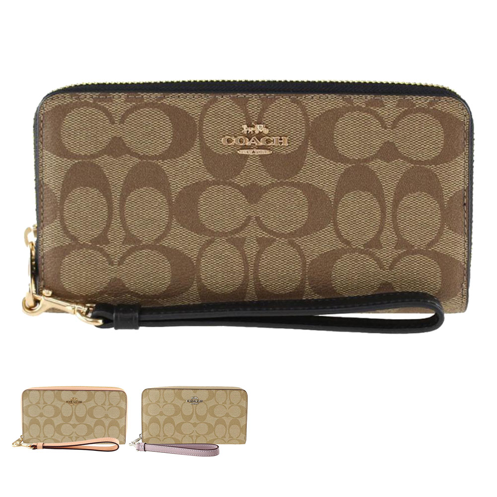  Ĺ 饦ɥեʡ å ͥ㡼 Υ COACH c4452 LONG ZIP AROUND WALLET ...