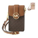 マイケルコース　ポシェット マイケルコース ショルダーバッグ ポシェット スマホショルダー カルメン MICHAEL KORS 35s2gnmc5b シグネチャー バイカラー チェーン バッグ レディース