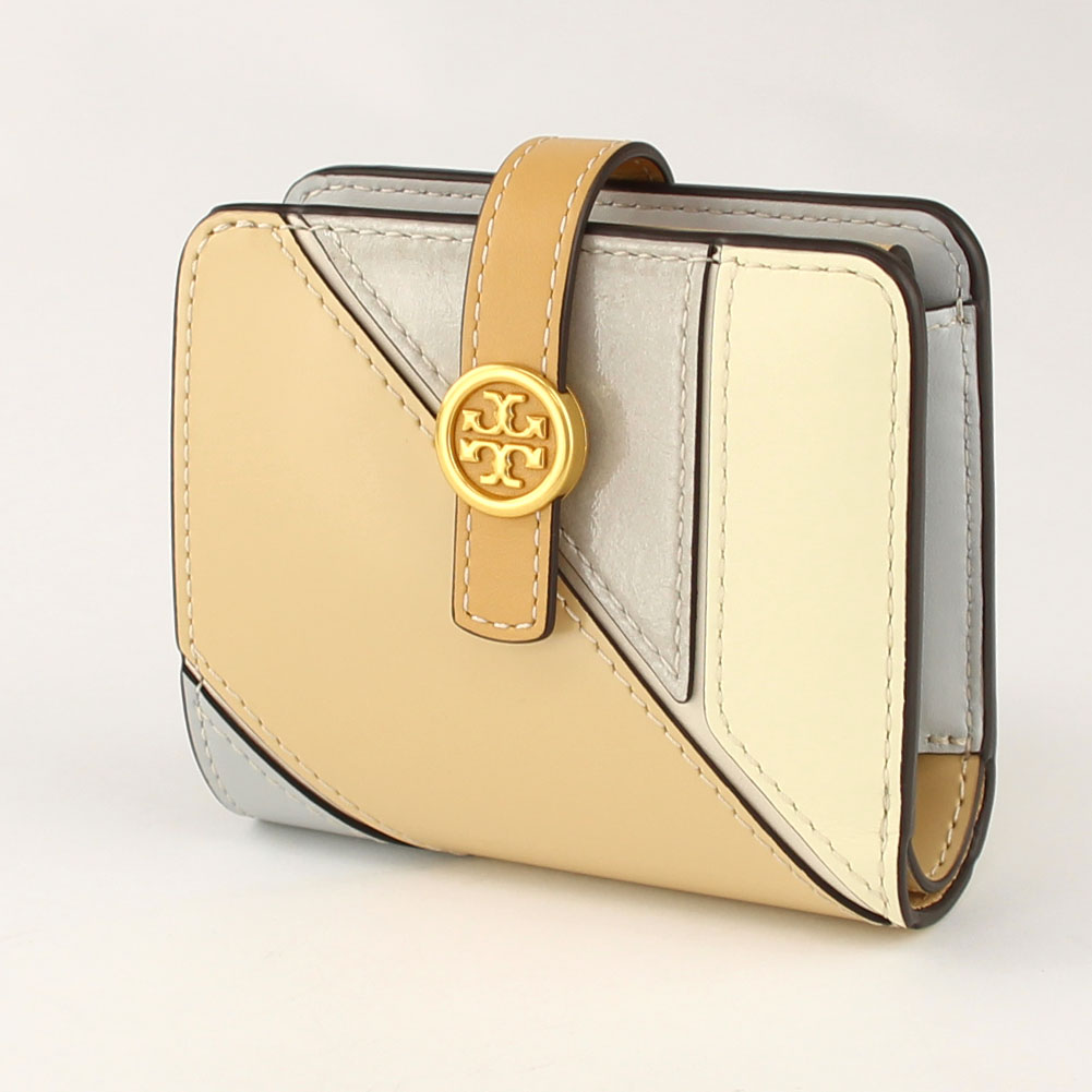 トリーバーチ 財布（レディース） トリーバーチ 折りたたみ財布 ロビンソン TORY BURCH 153251 200 ベージュ×マルチカラー 財布 レディース