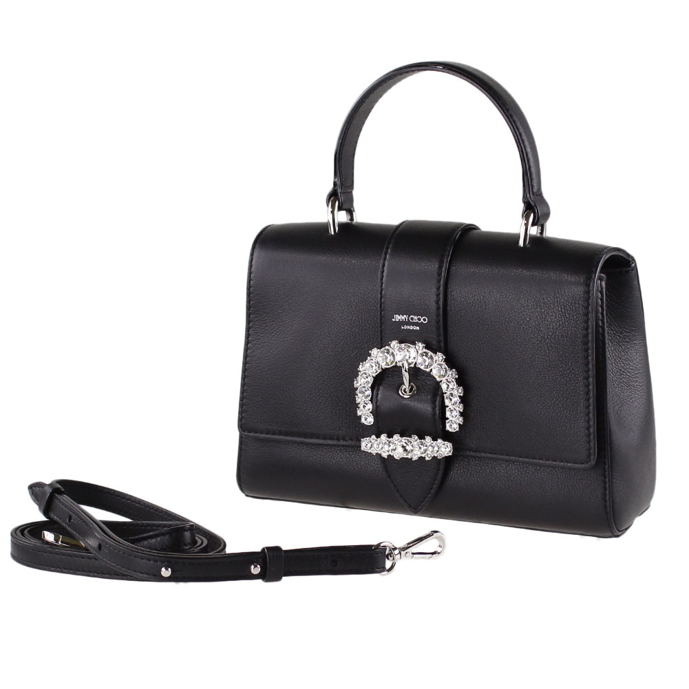 ジミーチュウ ハンドバッグ ショルダーバッグ 2WAY JIMMY CHOO 1383170 028 ブラック系 斜め掛け・クロスボディ バッグ・カバン レディースのサムネイル