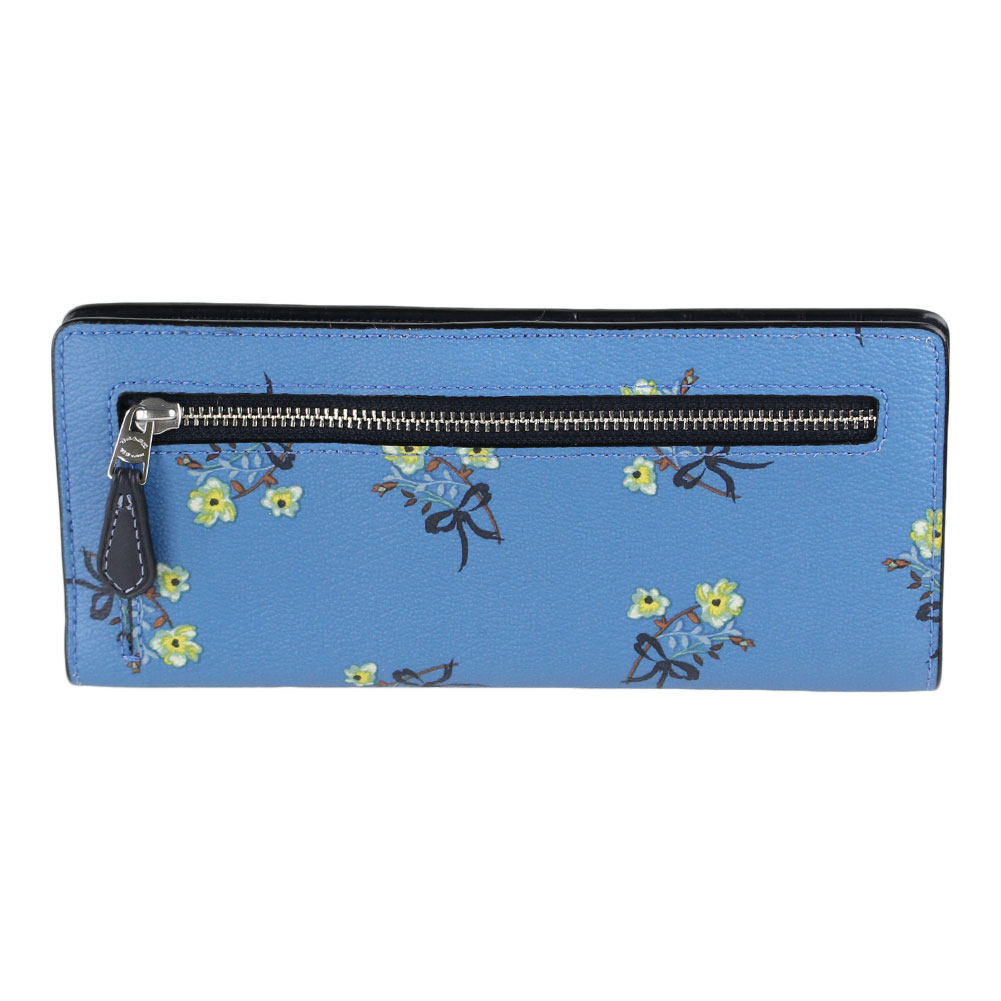高評価低価 コーチ 長財布 二つ折り COACH c7384 wvblm ブルーマルチ系 花柄 財布・小物 レディース:ミッピーナ 格安HOT